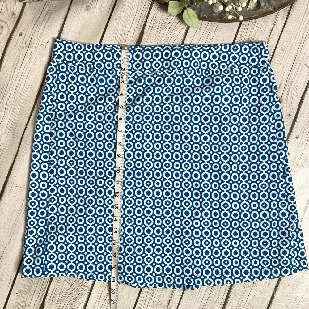 Ripskirt Hawaii Navy Circle Print Mini Skirt